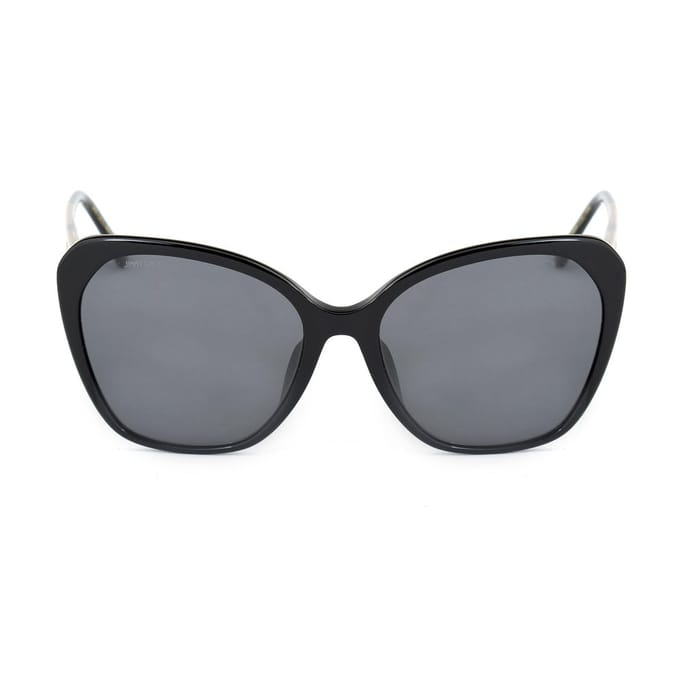 Jimmy Choo ELE/F/S 807 IR zwart grijze zonnebril