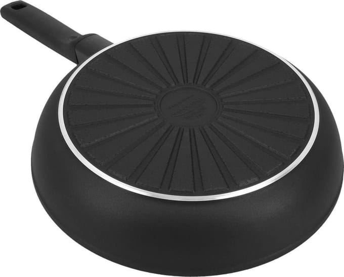 Koekenpan - Koekenpan - Koken - Antikleef - 24 cm - Zwart
