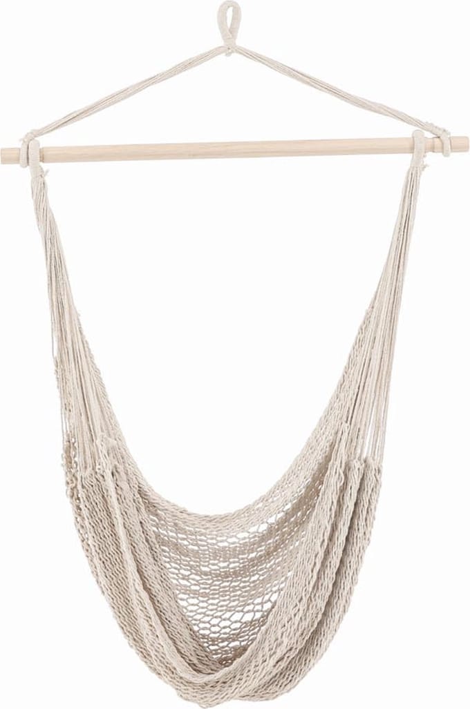 Kalino hangend tuinstoel offwhite.
