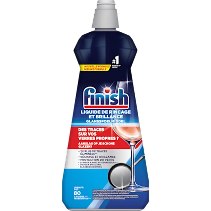 Finish - Powerball - Vaatwasmiddel - Glansspoelmiddel - Perfecte Droging - 80 Wasbeurten