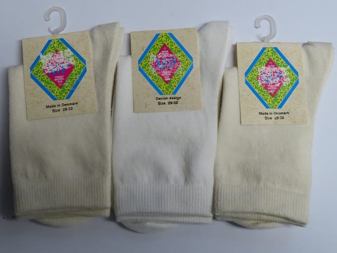 Sokken - 3 Pack - Unie - Ecru , wit , ecru - 29 / 32