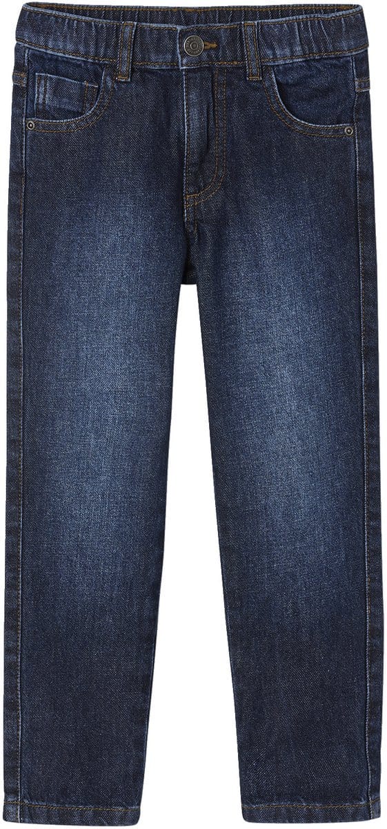 Vertbaudet Elastische en verstelbare jeans met wijde pijpen