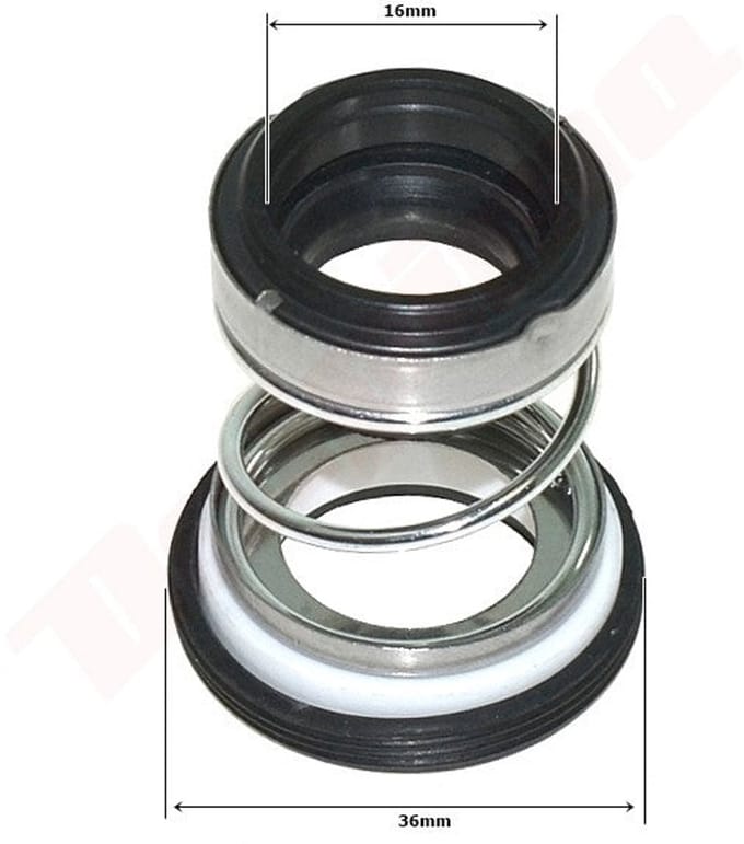 Keerring passend op POMPY WODY 16x36mm