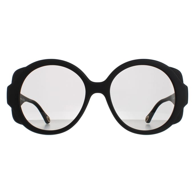 Chloe Round Dames Mat Zwart Grijs CH0120s