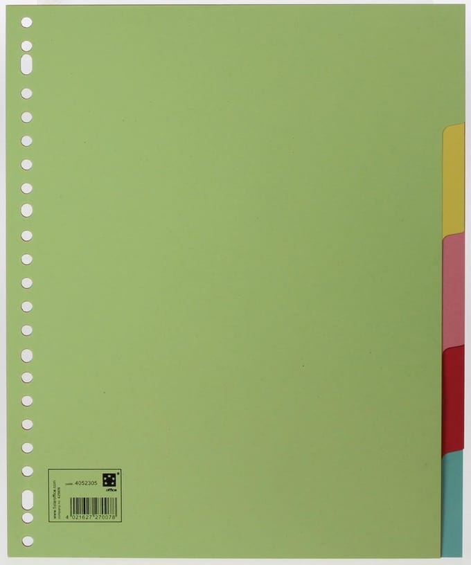 5 Star tabbladen 5 tabs formaat A4 maxi