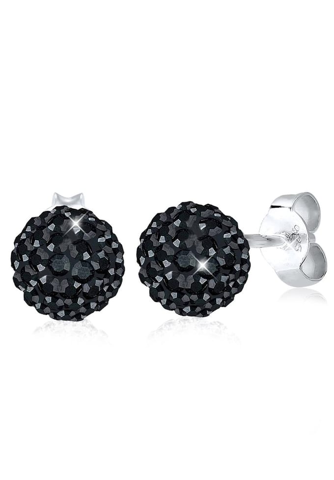 Elli - Oorbellen - Dames Bal Elegant met Kristallen in 925 Sterling Zilver - Dames