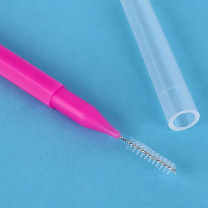 10 stuks/Set Mini Wegwerp Wenkbrauwborsteltje, Buigbare Micro Mascara Applicator Make-up Tool