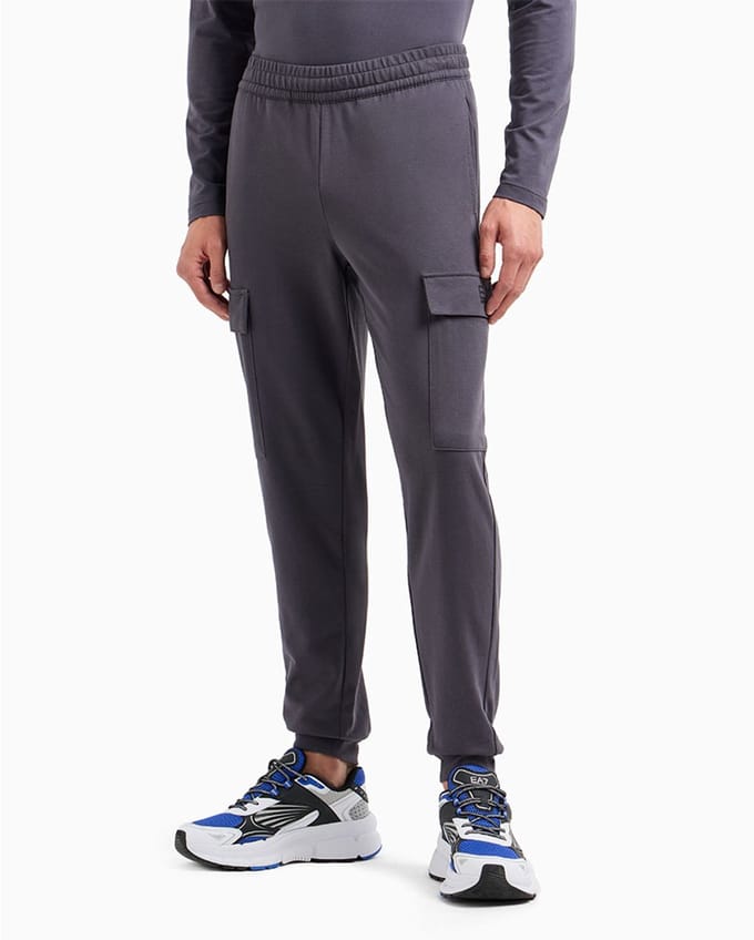Ea7 Emporio Armani 8npp67_pjvrz Cargobroek Grijs S Man