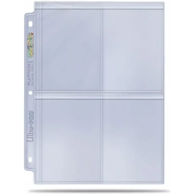 Binderhoes Set van 100 vellen Ultra Pro Platinum