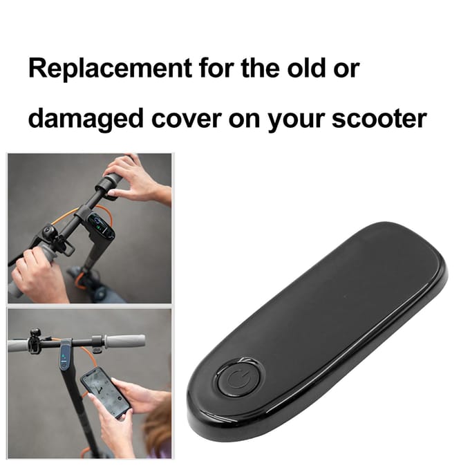 Vervangende Afdekking voor Dashboard Display voor Ninebot F30 F40 Elektrische Scooter zwart
