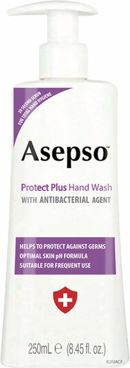 Asepso - Protect Plus - Antibacteriële Handzeep/Zeeppomp - 250ml
