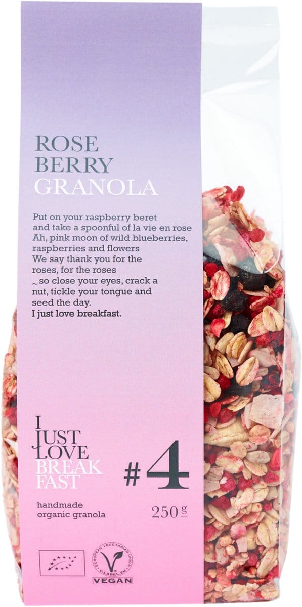 I Just Love Breakfast - #4 Rose Berry (250g) - BIO - Granola