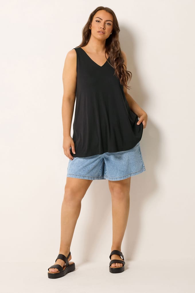 Yours Zwarte Swingtop Size 46