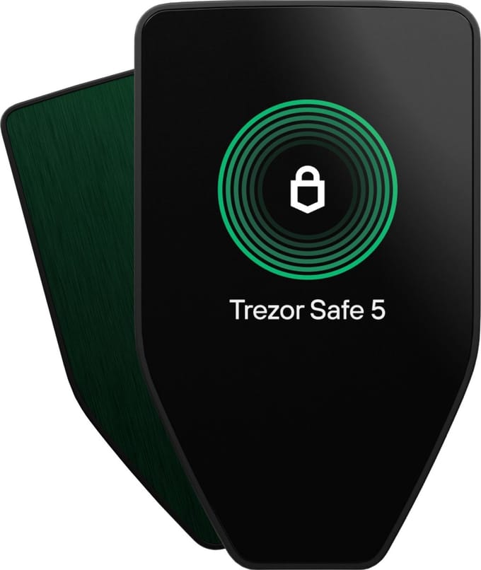 Trezor Safe 5 - Green Beryl - Hardware wallet