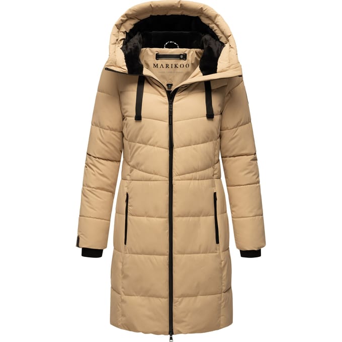 Marikoo Natsukoo dames winterjas – warm, teddyvoering & capuchon