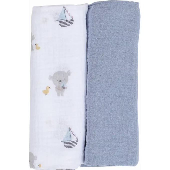 Lange van katoen voor baby FreeON by Bubaba Blue Ship