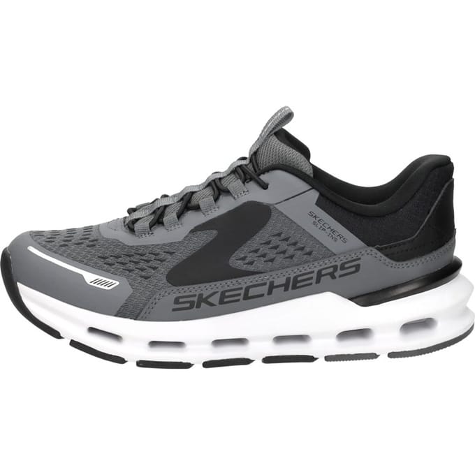 Skechers GLIDE-STEP PLUS - VISTA-LANE Jongens Instappers - Charcoal / Zwart