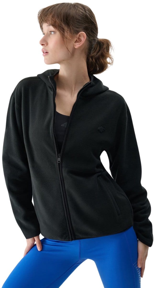 4F Fleece Dames Zwart - Maat S