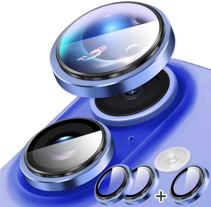 Dailygoods- Lensbeschermer Hd Glas - Aluminium Frame