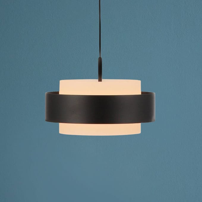 Schöner Wohnen LED hanglamp Elmo, zwart, 1-lamp, 3000 K