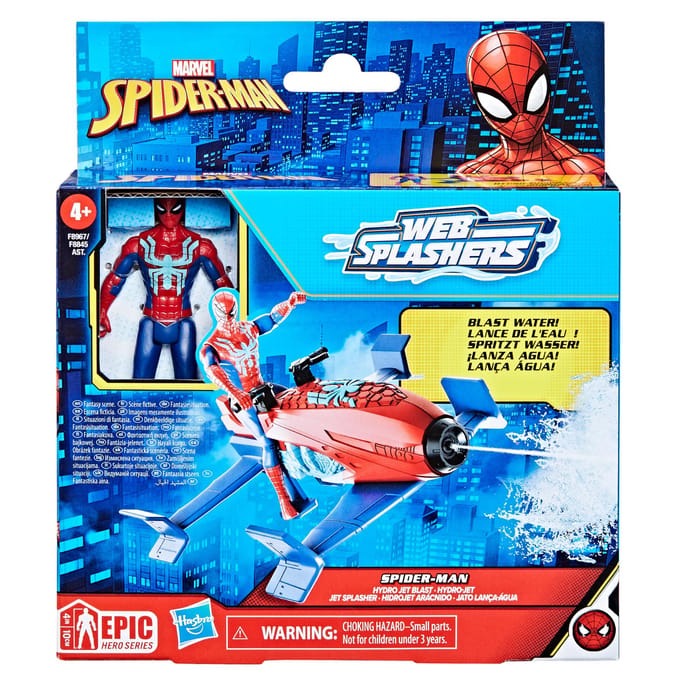 Verzamelaarsbeeldje Hasbro Spider-Man Epic Hero Series Web Splashers Hydro Jet Blast