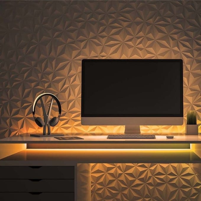 LED COB Strip 5M 24V IP67 320LED/m Amber - Overig - SILUMEN