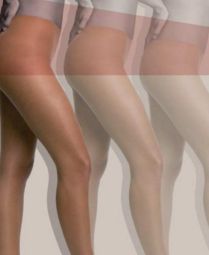 Platino Total Confort 20 glanspanty huid - Huidkleur