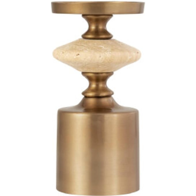 PTMD - Kandelaar Nikolaos - Goud - 11x11x23cm