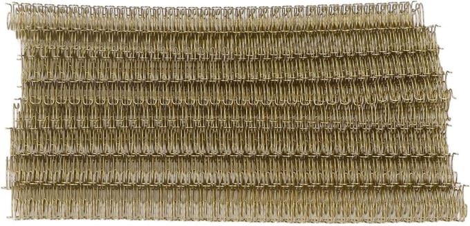 Binderspiralen Pack - Metaaldraad Spiraal - Documenten Binden - Duurzaam Nylon Coating - 100 Vellen Capaciteit - Licht Goud