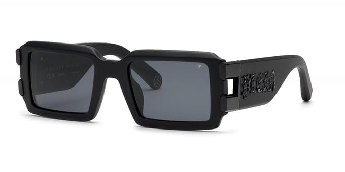 Philipp Plein SPP129V Nero sabbiato/opaco 54/22/145 MAN Zonnebrillen