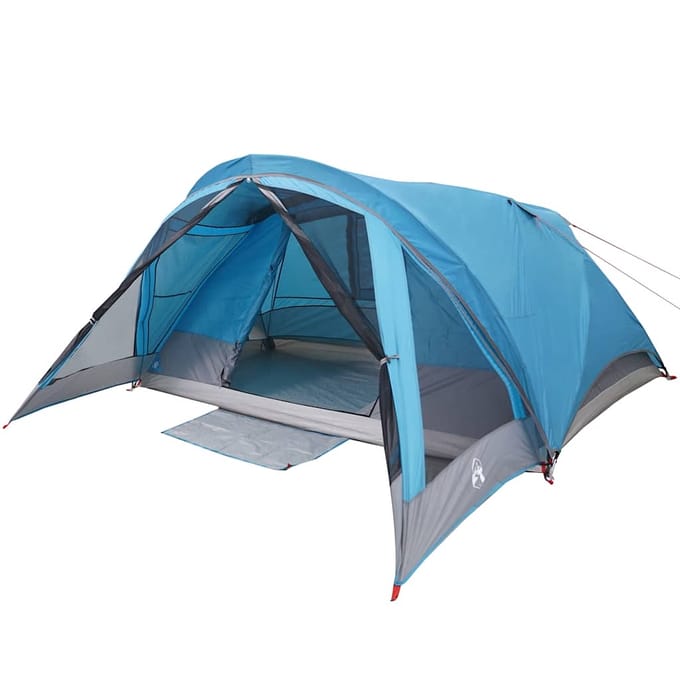 vidaXL - Tent - 4-persoons - waterdicht - blauw