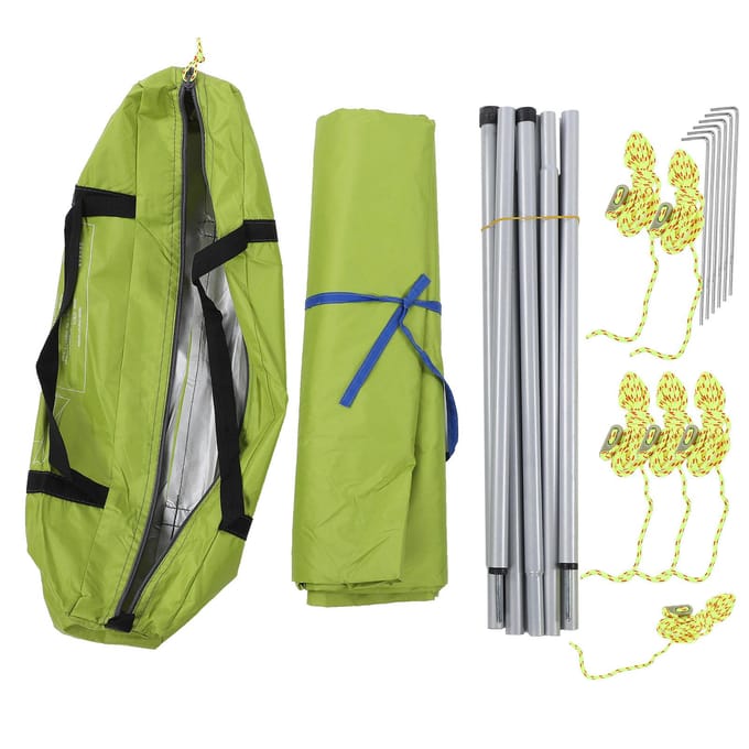 Aotu Draagbare Buitentent Tarp Regenbestendig UV Zonwerend Kampeer Multifunctionele Luifel gray