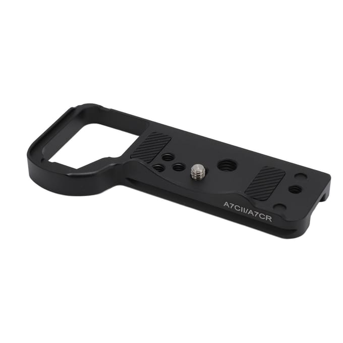 Camera Snelkoppelingsbasisplaat Aluminiumlegering Statiefbevestiging Camera Montagebeugel voor A7C2 A7CII black