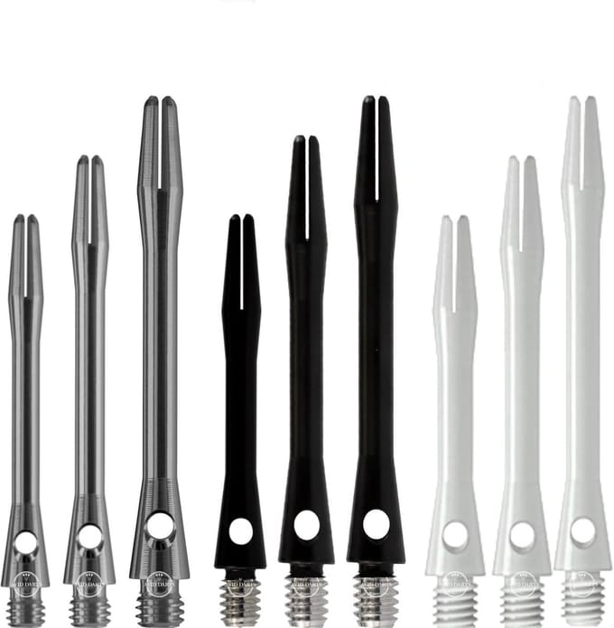 Keramische shafts voor darts, Set van 1, Kort Midi-Medium, Universele schroefdraad