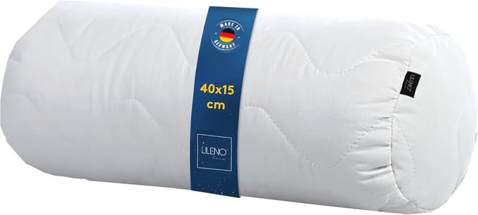 Gewatteerd Nekkussen Set van 6 - Allergievriendelijk Polyester Kussenrol 15 x 40 cm