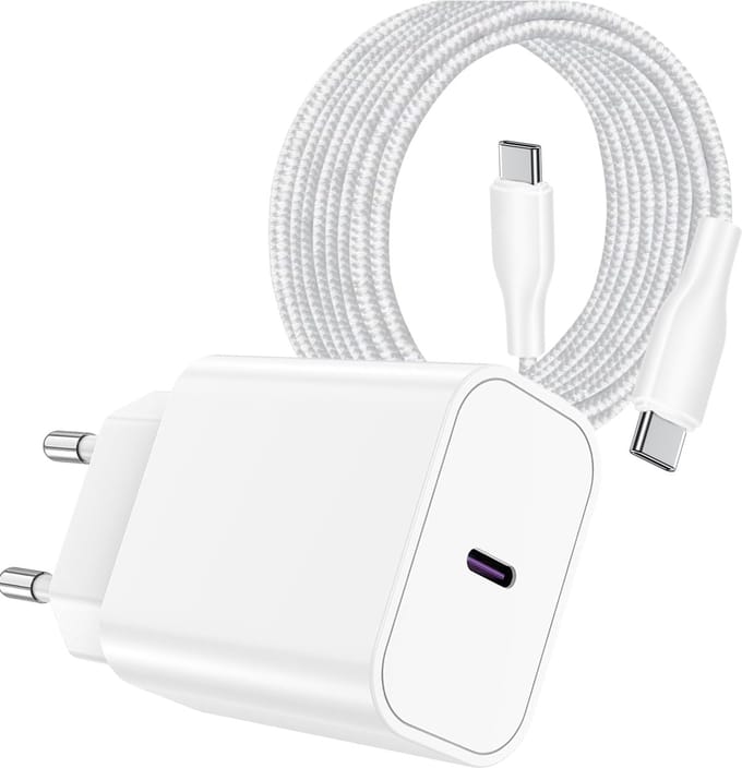 Snellader - Power Delivery 3.0 - USB C Oplader - USB C Kabel naar USB C kabel - 3 Meter