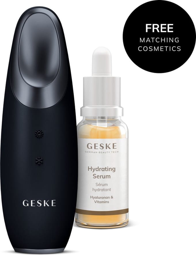 GESKE | SmartAppGuided™ Warm & Cool Eye Energizer | 6 in 1 | Kleur: Zwart + gratis cosmetica
