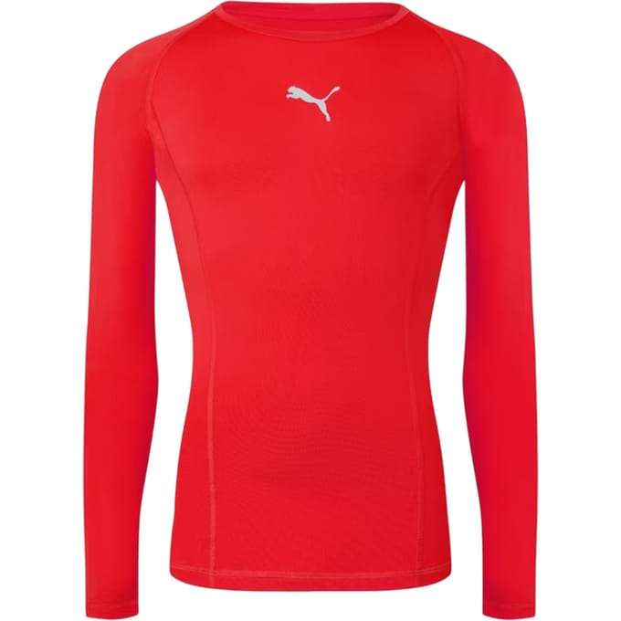 Puma Heren Liga Langsleeve T-shirt (Rood)