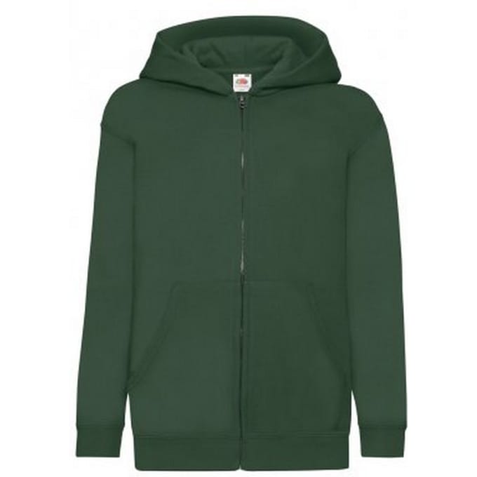 Fruit of the Loom Kinderen/Kinderkapjes Sweatshirt (Fles groen)