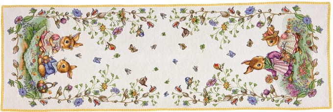 Villeroy & Boch Spring Fantasy Loper XL Gobelin Picknick - 70% katoen 30% polyester 49x143 cm