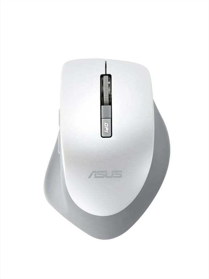 ASUS WT425 - Draadloos Muis - Wit - Muis - Optisch - 6 knoppen - Wit