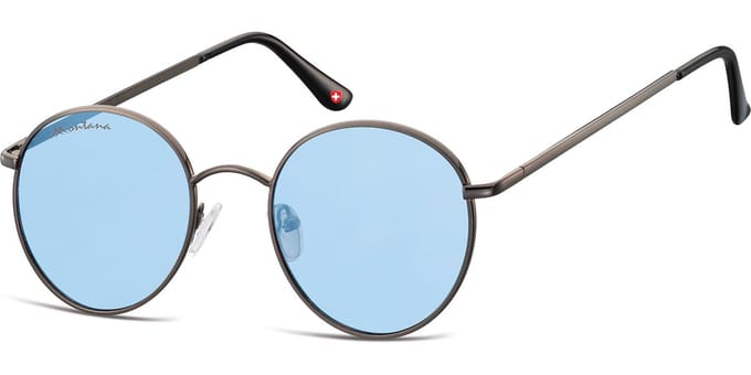 Zonnebril montana fs85 metaal blauw