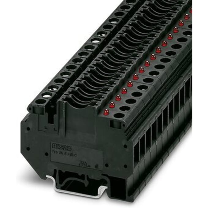 Phoenix Contact 3001925 Zekering-serieklem 8.2 mm Schroeven Zwart 50 stuk(s)
