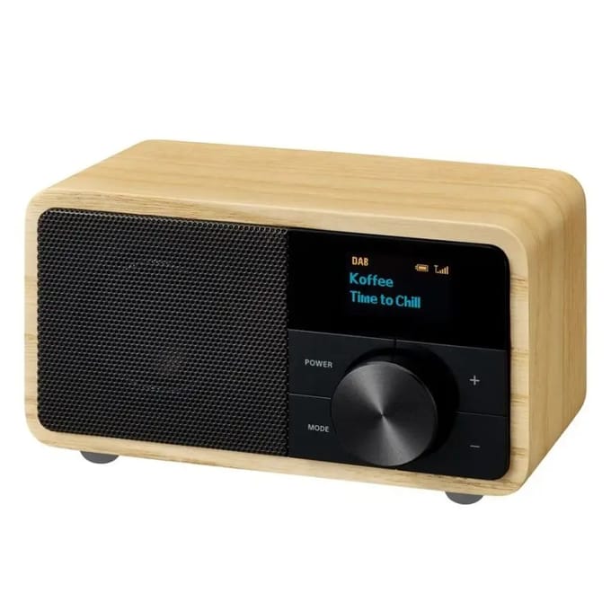 Sangean DDR-7 Retro Radio met DAB+ en FM - Sleep Timer en Bluetooth functie - Hout