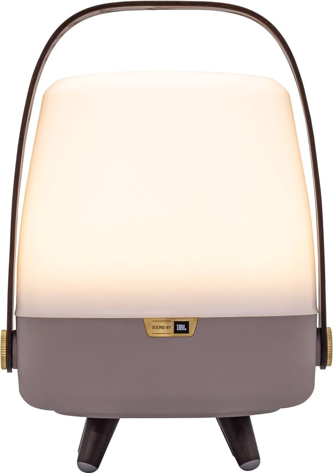 Kooduu Lite-Up Play Mini - Draagbare Speaker Lamp - Krachtig Geluid - Warm Wit Licht - Earth