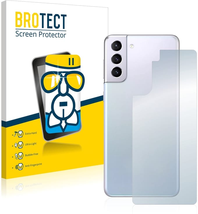 Screenprotector voor Samsung Galaxy S21 5G (Achterkant) Beschermglas transparant