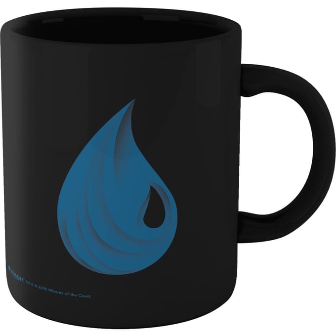 Magic: The Gathering Island Mana Symbol Mug - Black