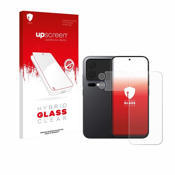 upscreen - Screenprotector voor Xiaomi 17 Pro (Voor+Camera) - Folie Beschermfolie Beschermglas transparant