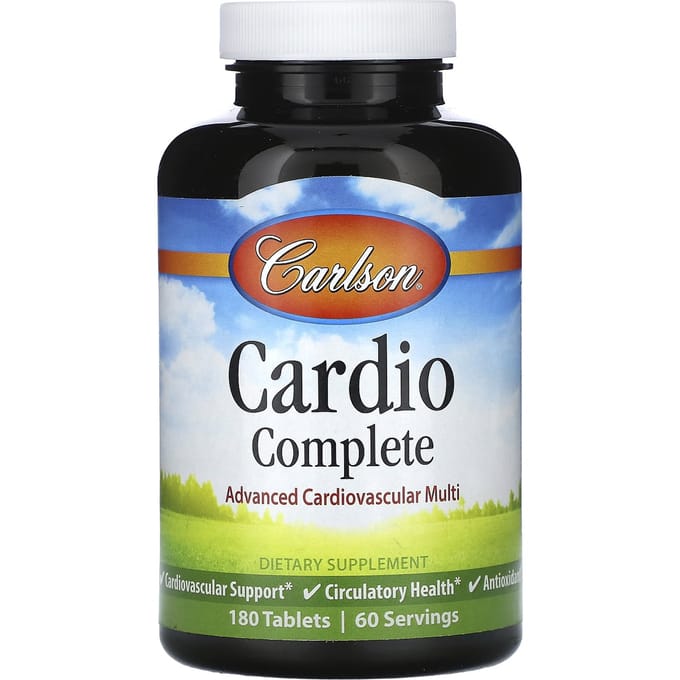 Cardio Complete, Geavanceerde Cardiovasculaire Multivitamine, 180 Tabletten