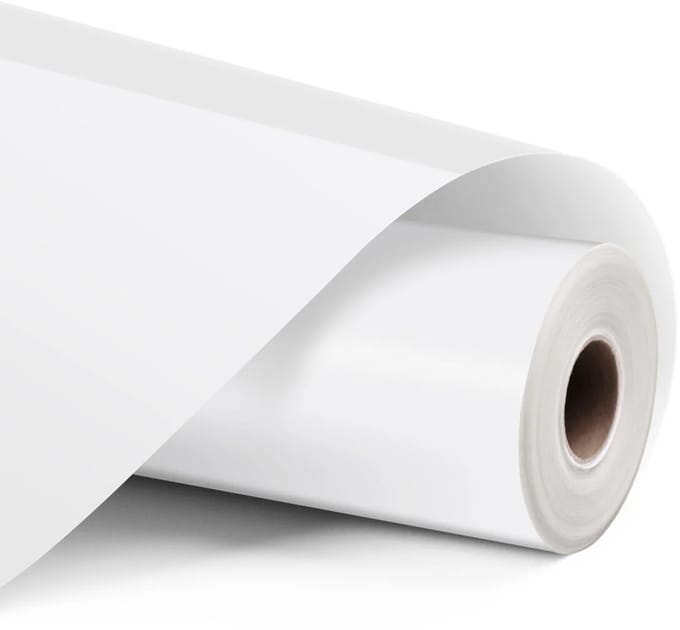 LOKLiK Permanent Adhesive Vinyl Matte 12 m - White - Wit - 30.5 x 1200 cm